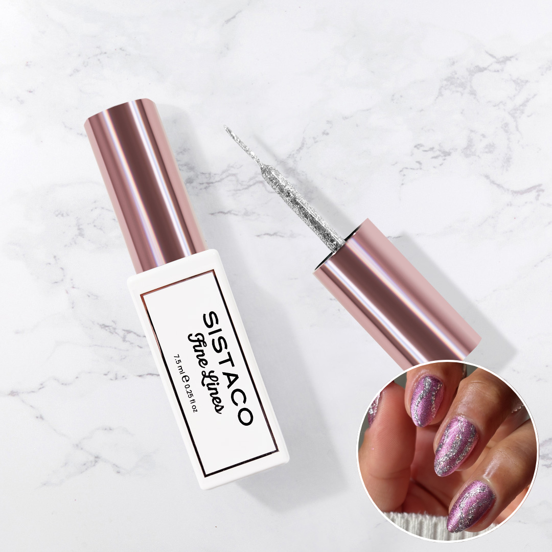 Fine Lines - Silver Glint