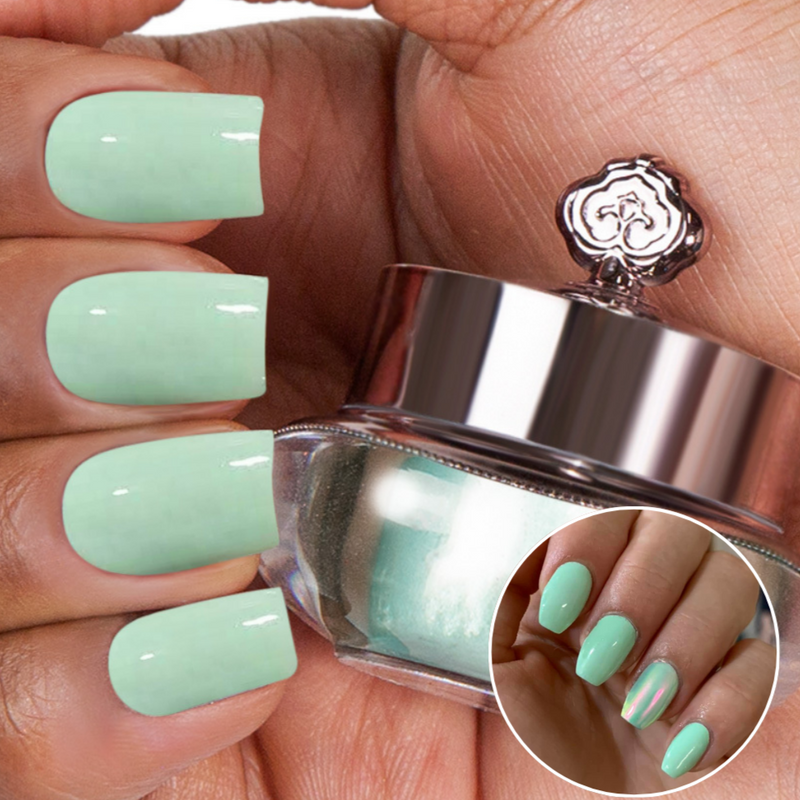 Green Tea - Matte Nail Powder