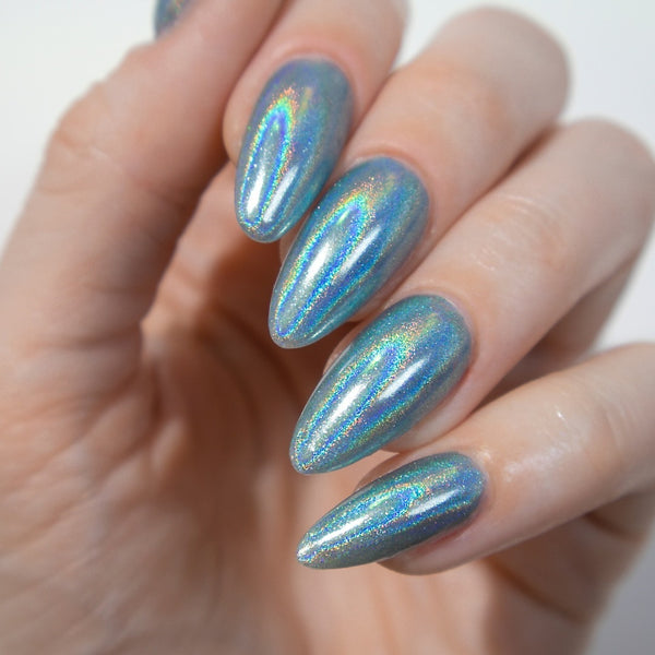 Egg Blue - Holographic Nail Powder