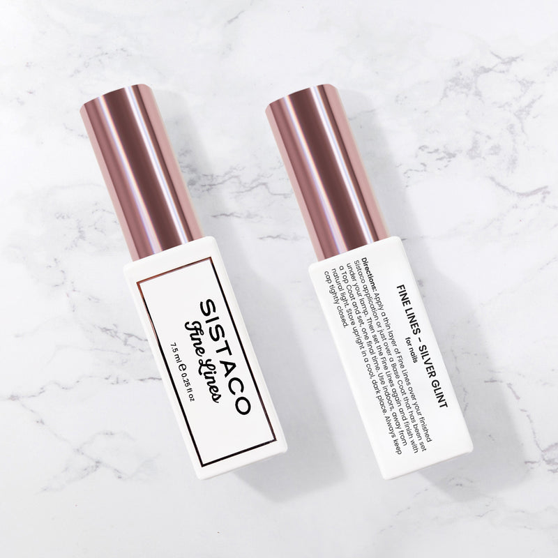 Fine Lines - Silver Glint