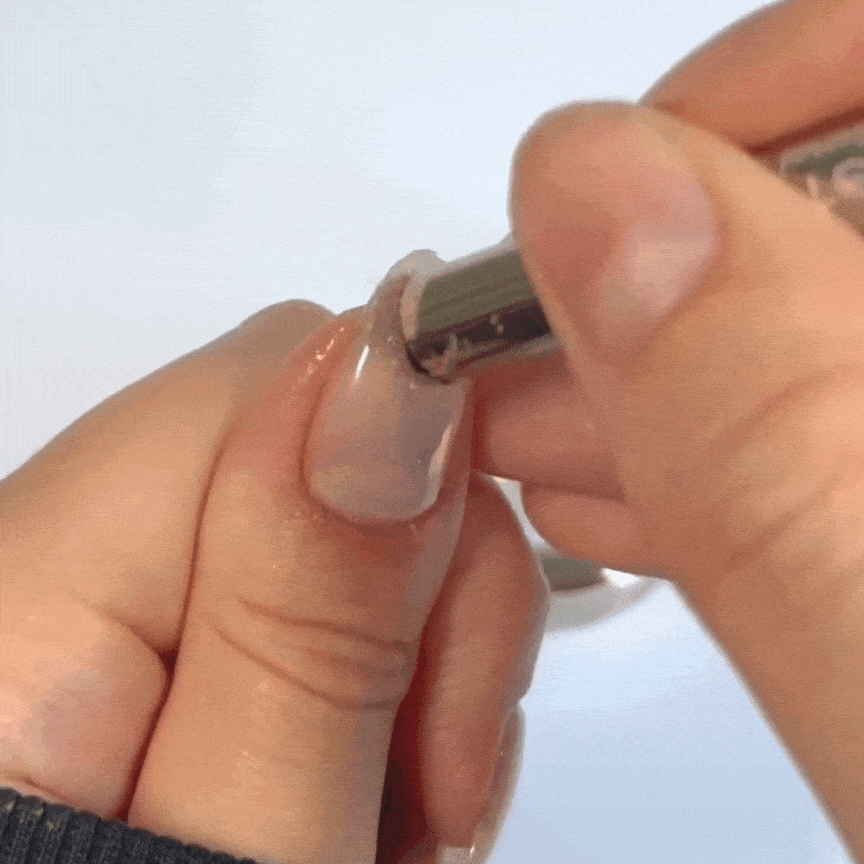 warm amber shade with a glossy finish