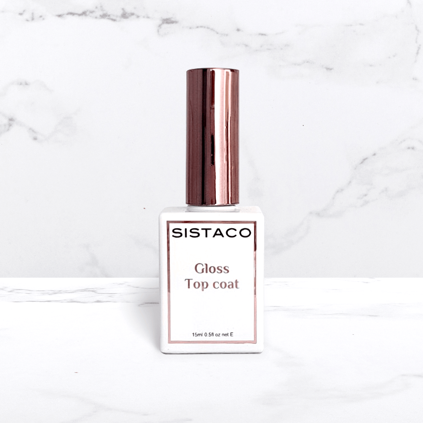 high-shine top coat with glossy finish 