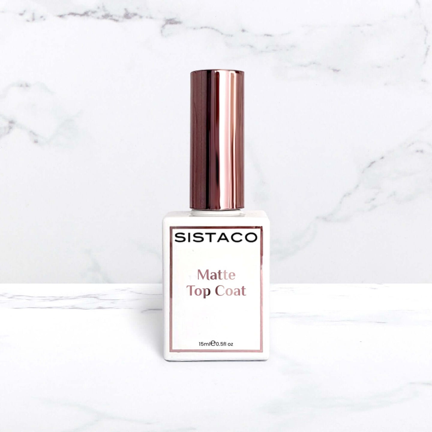 top coat that provides a matte finish   
