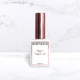 top coat that provides a matte finish   