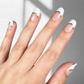 Porcelain Bloom - Oval Sustainable Nails