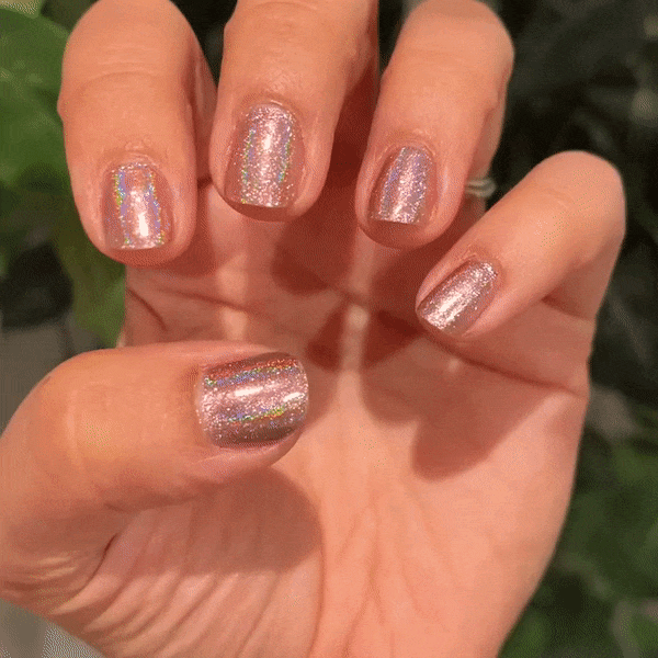 rose gold shimmer shade   