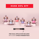 6 Piece Powder Pack + FREE APPLICATOR