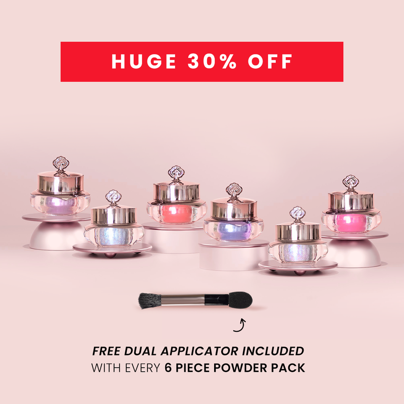 6 Piece Powder Pack + FREE APPLICATOR