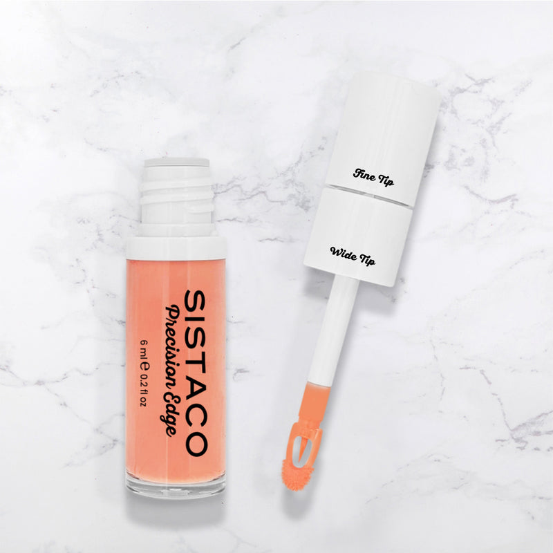 Liquid latex nail protector for clean nail edges during polish or powder application