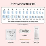 6 Piece Sustainable Nails Pack