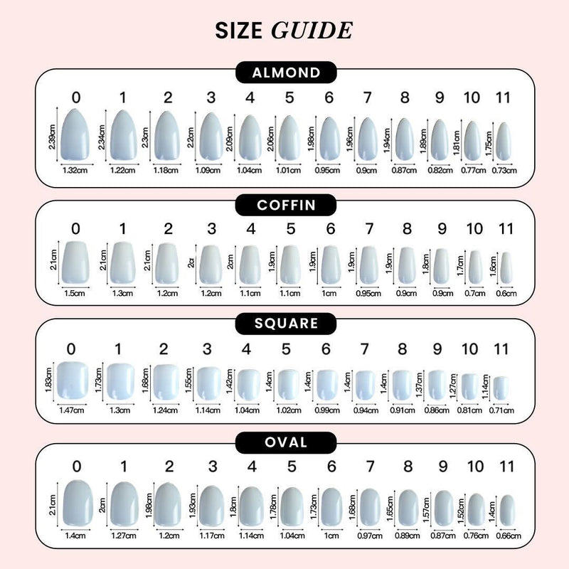 6 Piece Sustainable Nails Pack