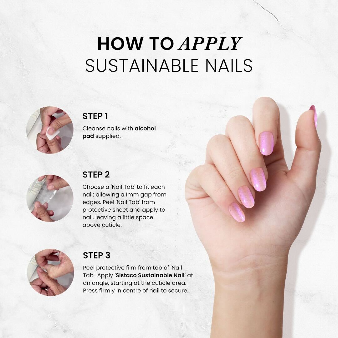 3 Piece Sustainable Nails Pack