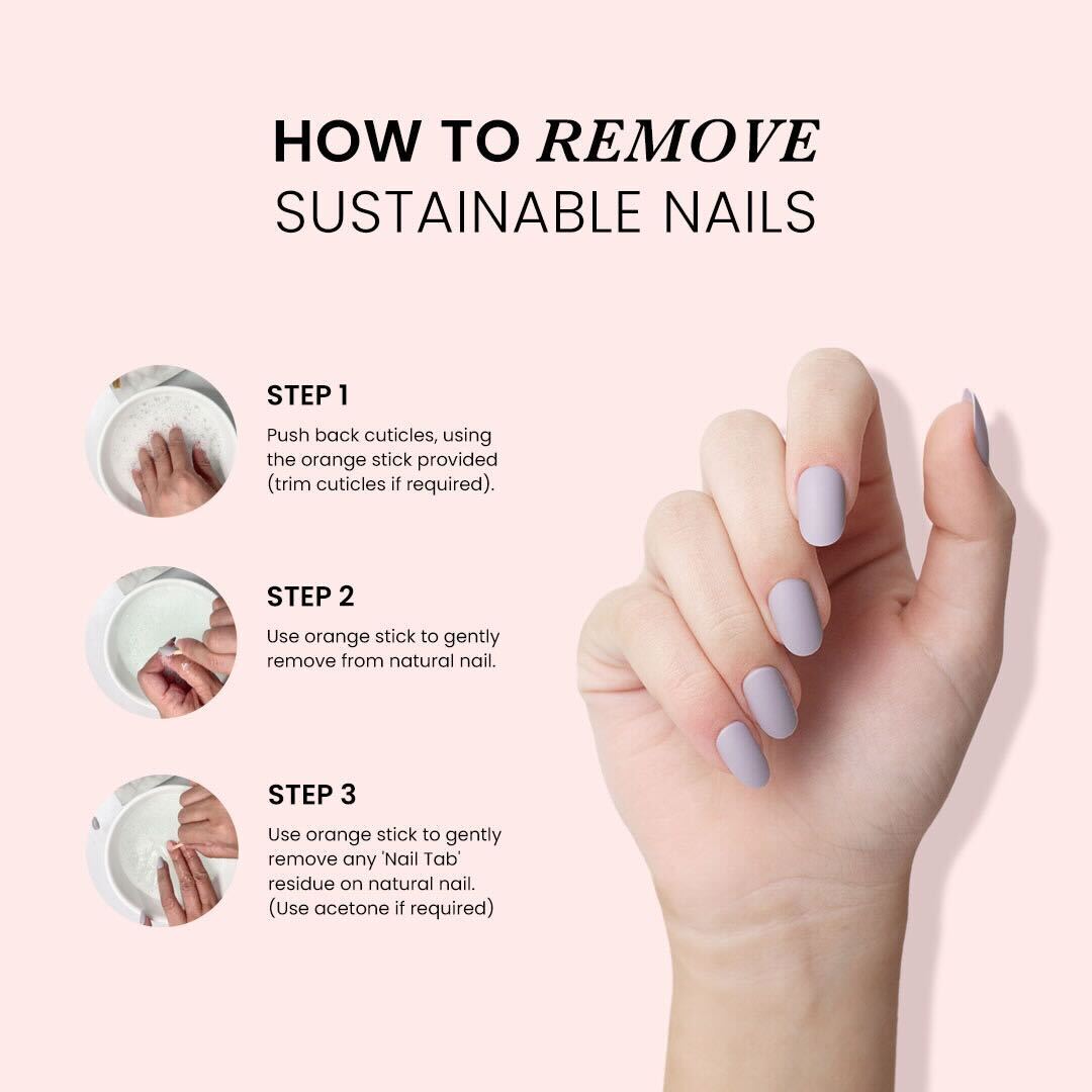 3 Piece Sustainable Nails Pack
