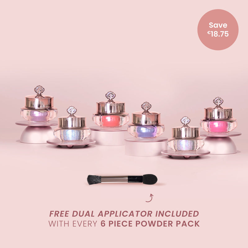 6 Piece Powder Pack + FREE APPLICATOR