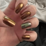 Saffron - Shade Shift Metallic Nail Powder