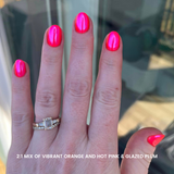 Glazed Plum - Metallic Nail Powder