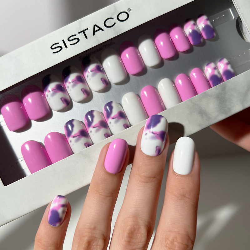 Whisper Mauve - Oval Sustainable Nails