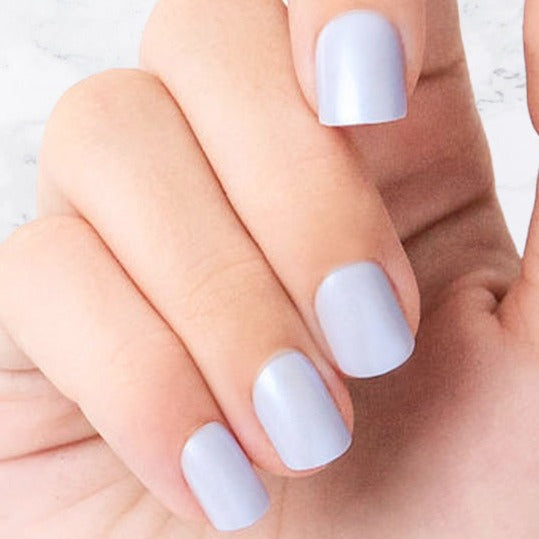 Baby Blue - Square Sustainable Nails