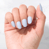Cambridge Blue - Oval Sustainable Nails
