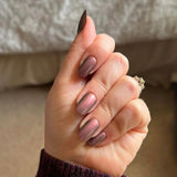 Chestnut Glazed - Oval Sustainable Nails