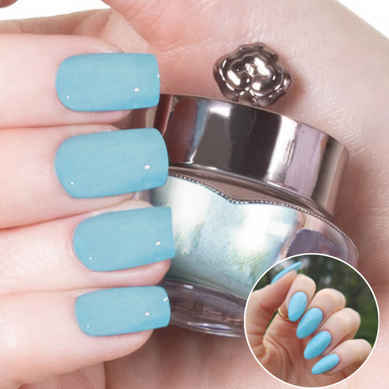 Dusty Blue - Matte Nail Powder