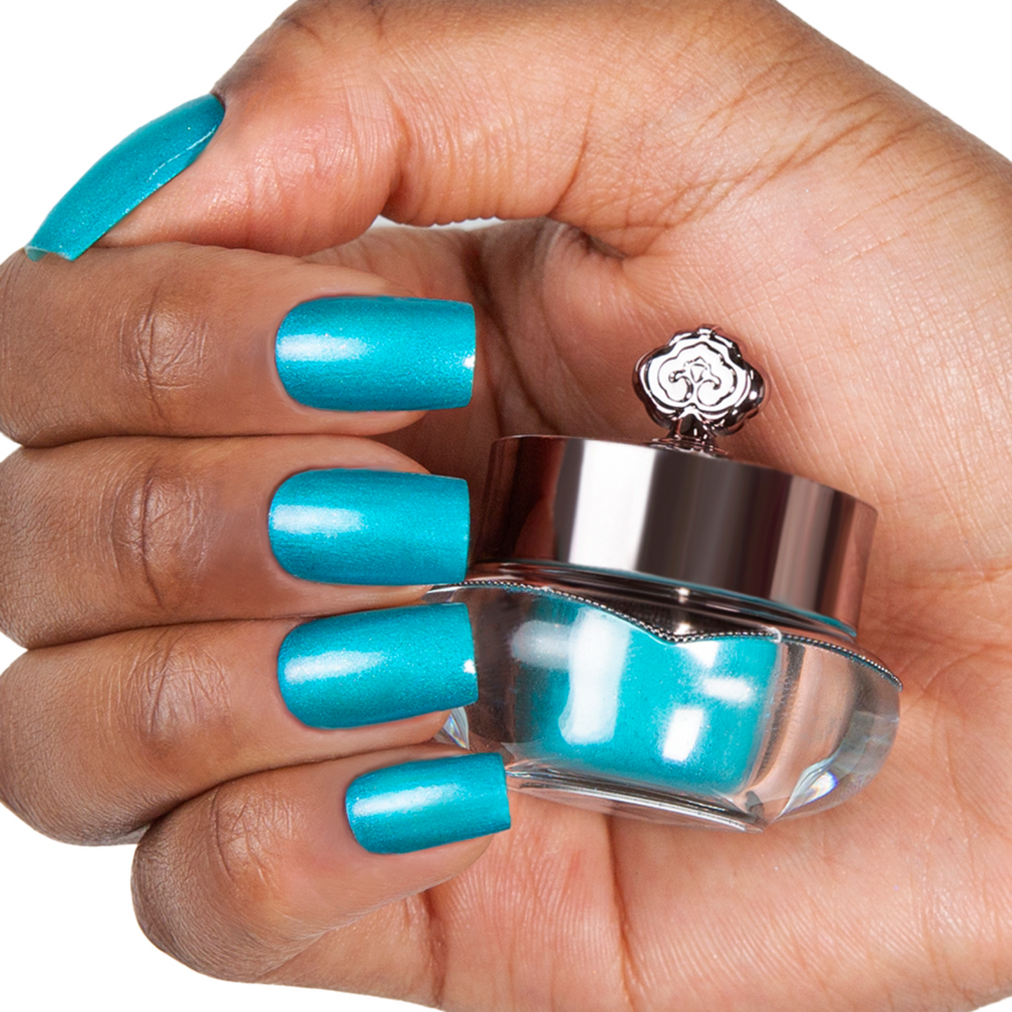 A cool and refreshing aqua blue colour