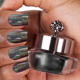 Metallic glittery shade