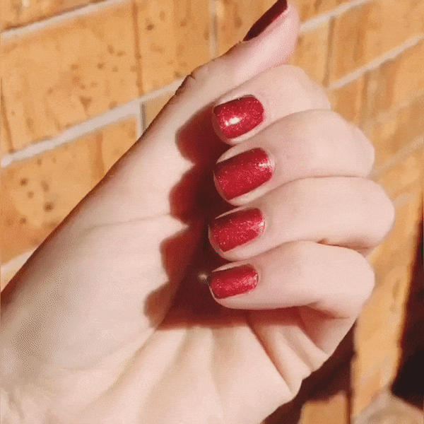 rich and deep ruby red shade   