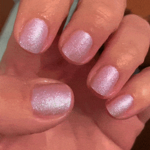 A soft and delicate pink colour