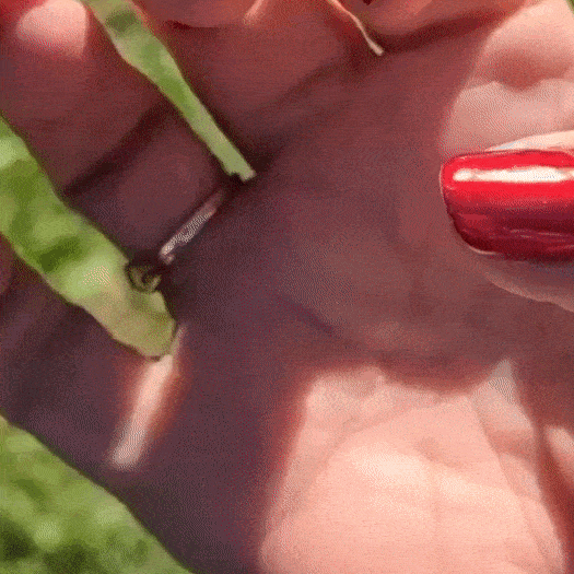 shiny metallic red shade